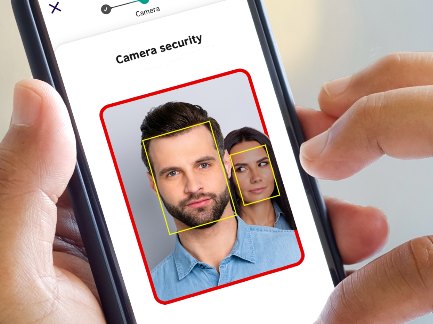 Tecnologia de verificação por foto Imagem
